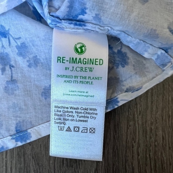 J. Crew Cotton Voile Embroidered Pajama Tank In Watercolor Size Medium - Picture 10 of 14
